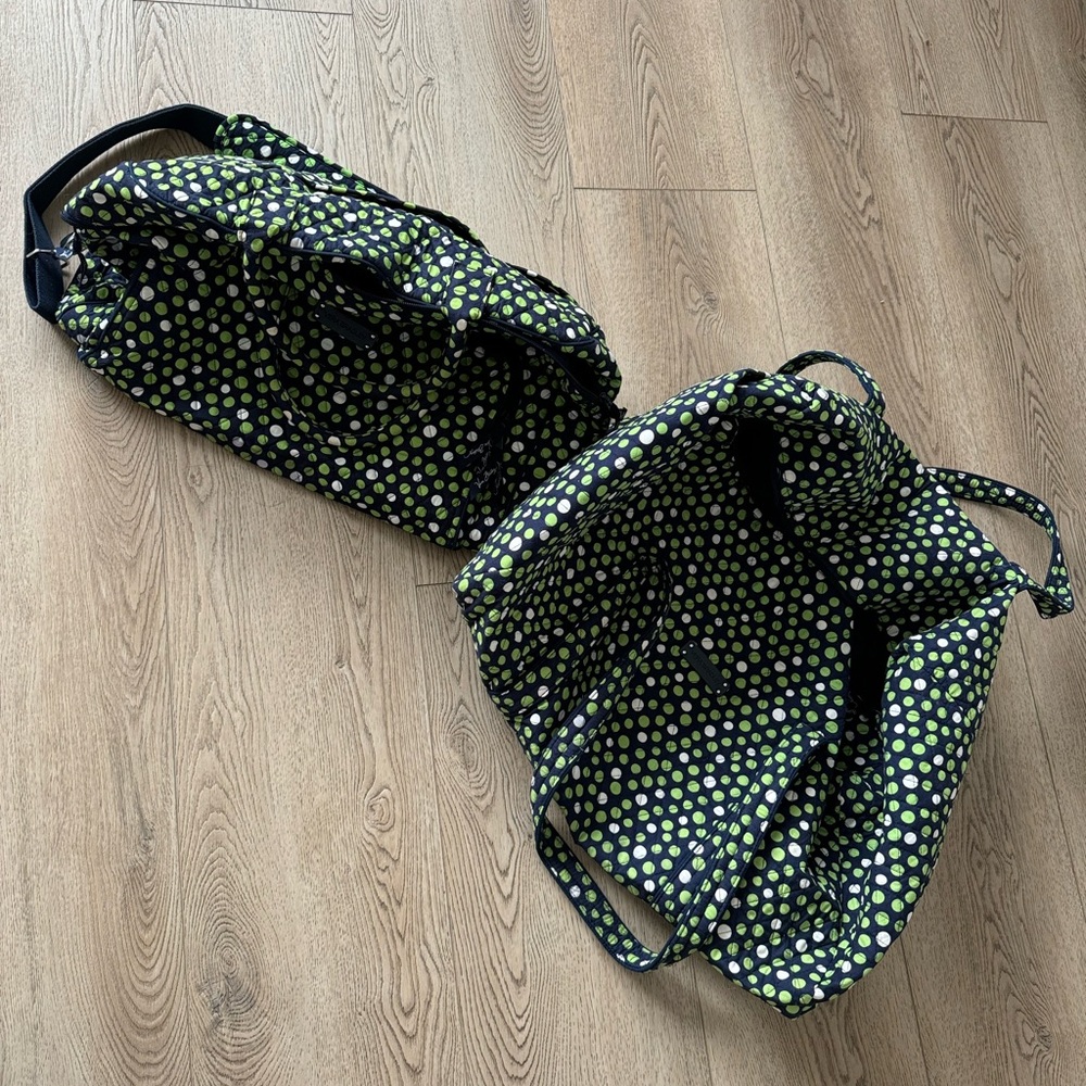 set of vera bradley duffles